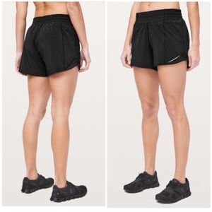 Lululemon hotty hot shorts black 8 tall